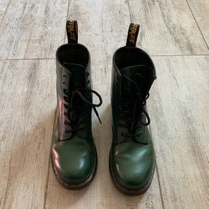 Green Dr. Martens